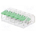 DG221-5.6-05P-17-00AH; Installation quick splice; spring clamp; 0.2÷4mm2; 24AWG÷12AWG; DEGSON ELECTRONICS DG221-5.6-05P-17-00AH; Installation quick splice; spring clamp; 0.2÷4mm2; 24AWG÷12AWG; DEGSON ELECTRONICS