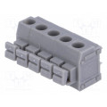 DG235-5.0-05P-11-00A(H); PCB terminal block; angled 90°; 5mm; ways: 5; on PCBs; 1.5mm2; 8A; DEGSON ELECTRONICS DG235-5.0-05P-11-00A(H); PCB terminal block; angled 90°; 5mm; ways: 5; on PCBs; 1.5mm2; 8A; DEGSON ELECTRONICS