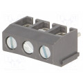 DG301-5.0-03P-11-00A(H); PCB terminal block; angled 90°; 5mm; ways: 3; on PCBs; 1.5mm2; grey; DEGSON ELECTRONICS DG301-5.0-03P-11-00A(H); PCB terminal block; angled 90°; 5mm; ways: 3; on PCBs; 1.5mm2; grey; DEGSON ELECTRONICS