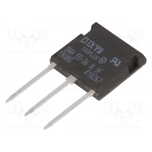 DHH55-36N1F; Diode: rectifying; THT; 1.8kV; 60A; tube; Ifsm: 700A; Ufmax: 2.03V; IXYS