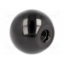 DIN 319-KU-40-M8-C; Ball knob; Ø: 40mm; Int.thread: M8; 15mm; ELESA+GANTER