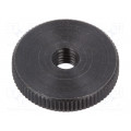 DIN 467-M5; Knob; Ø: 20mm; Int.thread: M5; H: 5mm; steel; DIN: 467; knurled; ELESA+GANTER DIN 467-M5; Knob; Ø: 20mm; Int.thread: M5; H: 5mm; steel; DIN: 467; knurled; ELESA+GANTER