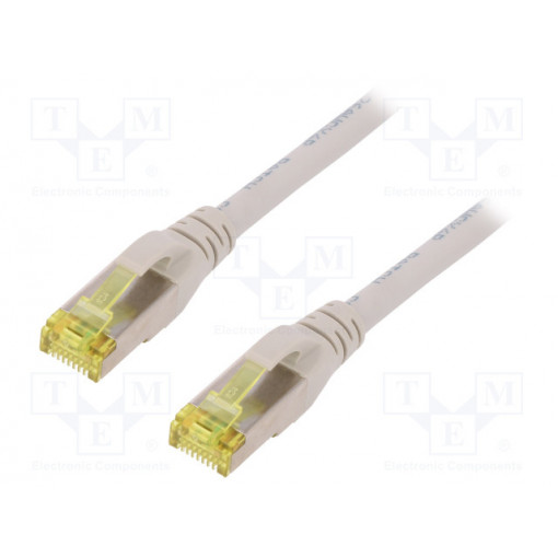 DK-1644-A-070; Patch cord; S/FTP; 6a; stranded; Cu; LSZH; grey; 7m; 26AWG; DIGITUS