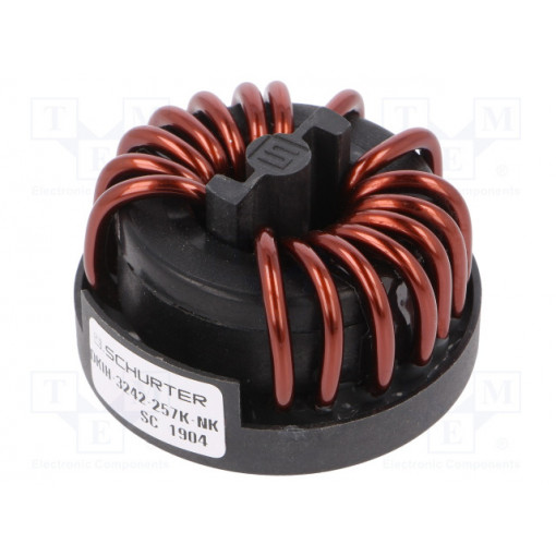 DKIH-3242-257K-NK; Inductor: wire with current compensation; THT; 2.35mH; 1.6mΩ; SCHURTER