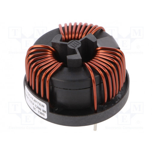 DKIH-3352-120Q-NK; Inductor: wire with current compensation; THT; 7.2mH; 4.5mΩ; 12A; SCHURTER