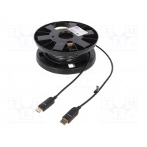 ; Cable; DisplayPort 1.4,HDCP 2.2,optical; 10m; black; Goobay ; Cable; DisplayPort 1.4,HDCP 2.2,optical; 10m; black; Goobay