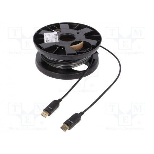 ; Cable; DisplayPort 1.4,HDCP 2.2,optical; 20m; black; Goobay ; Cable; DisplayPort 1.4,HDCP 2.2,optical; 20m; black; Goobay