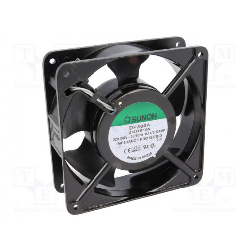 DP200A2123XBT.GN; Fan: AC; axial; 230VAC; 120x120x38mm; 165(±10%)m3/h; 45dBA; 2850rpm; SUNON