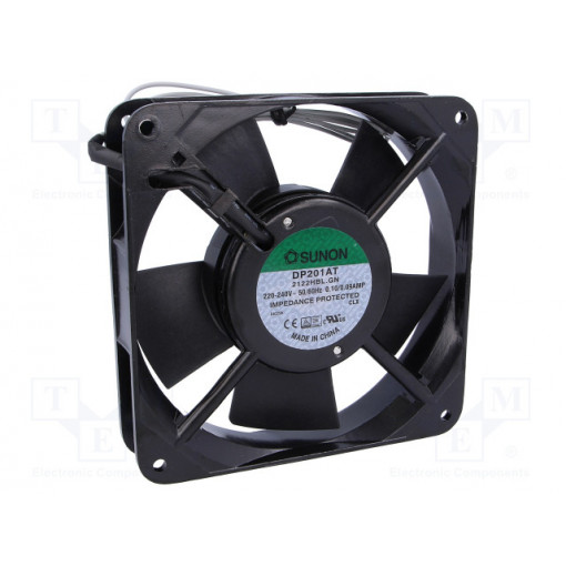 DP201AT2122HBL.GN; Fan: AC; axial; 230VAC; 120x120x25mm; 112(±7%)m3/h; 44dBA; 2150rpm; SUNON