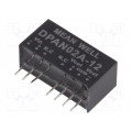 DPAN02A-12; Converter: DC/DC; 2W; Uin: 9÷18V; Uout: 12VDC; Uout2: -12VDC; SIP8; MEAN WELL