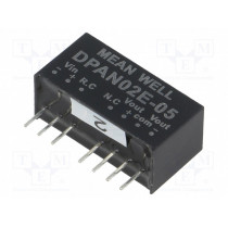 DPAN02E-05; Converter: DC/DC; 2W; Uin: 4.5÷9V; Uout: 5VDC; Uout2: -5VDC; SIP8; MEAN WELL
