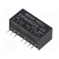 DPAN02E-15; Converter: DC/DC; 2W; Uin: 4.5÷9V; Uout: 15VDC; Uout2: -15VDC; SIP8; MEAN WELL