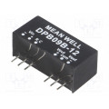 DPB09B-12; Converter: DC/DC; 9W; Uin: 18÷36V; Uout: 12VDC; Uout2: -12VDC; SIP8; MEAN WELL