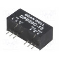 DPB09C-15; Converter: DC/DC; 9W; Uin: 36÷75V; Uout: 15VDC; Uout2: -15VDC; SIP8; MEAN WELL
