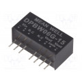 DPBW06G-15; Converter: DC/DC; 6W; Uin: 18÷75V; Uout: 15VDC; Uout2: -15VDC; SIP8; MEAN WELL
