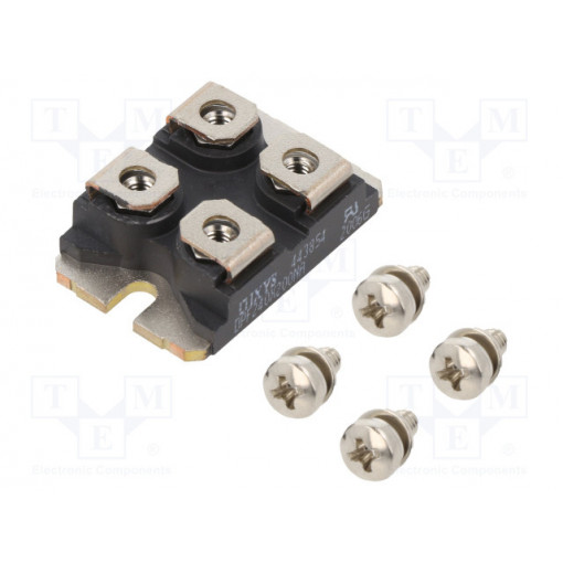 DPF240X200NA; Module: diode; double independent; 200V; If: 2x120A; SOT227B; screw; IXYS DPF240X200NA; Module: diode; double independent; 200V; If: 2x120A; SOT227B; screw; IXYS