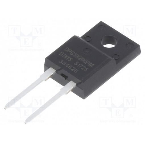 DPG10I200PM; Diode: rectifying; THT; 200V; 10A; tube; Ifsm: 140A; TO220FP-2; 35W; IXYS