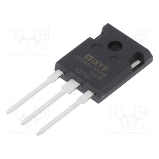 DPG80C300HB; Diode: rectifying; THT; 300V; 2x40A; tube; Ifsm: 450A; TO247-3; 215W; IXYS