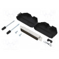 L17DPPK37-BK+L717SDC37P; D-Sub; PIN: 37; male; straight; soldering; for cable; gold flash; AMPHENOL L17DPPK37-BK+L717SDC37P; D-Sub; PIN: 37; male; straight; soldering; for cable; gold flash; AMPHENOL