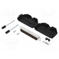 L17DPPK37-BK+L717HDC62P; D-Sub HD; PIN: 62; male; straight; soldering; for cable; gold flash; AMPHENOL L17DPPK37-BK+L717HDC62P; D-Sub HD; PIN: 62; male; straight; soldering; for cable; gold flash; AMPHENOL