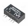 DPRN01N-12; Converter: DC/DC; 1W; Uin: 22.8÷26.4V; Uout: 12VDC; Uout2: -12VDC; MEAN WELL