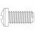 8G206M8X25; Screw; M8x25; Head: cheese head; Phillips; polyamide; Colour: white; DREMEC