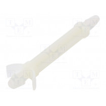 8G813V40373; PCB distance; polyamide; L: 34.9mm; snap fastener; Colour: natural; DREMEC