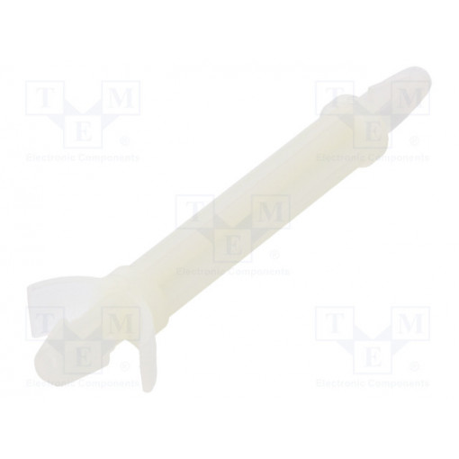 8G813V40373; PCB distance; polyamide; L: 34.9mm; snap fastener; Colour: natural; DREMEC