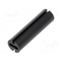 8GE04V80260; Spacer sleeve; LED; Øout: 4.8mm; ØLED: 3mm; L: 17mm; black; UL94V-0; DREMEC