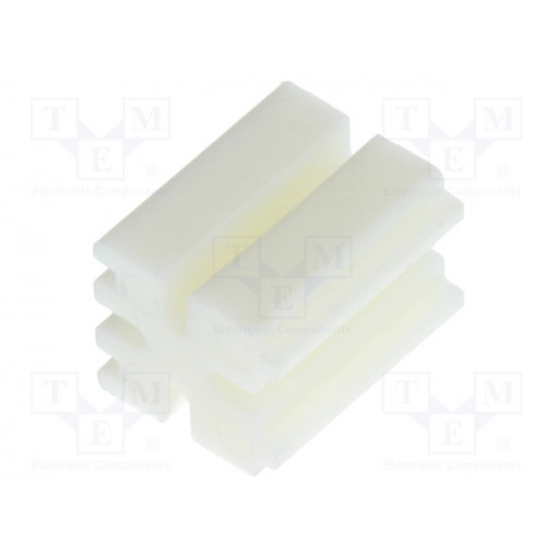 8GE04V80263; Spacer sleeve; LED; ØLED: 3mm; L: 7mm; natural; UL94V-2; W: 5mm; DREMEC