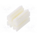 8GE04V80264; Spacer sleeve; LED; ØLED: 3mm; L: 7mm; natural; UL94V-0; W: 5mm; DREMEC