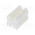 8GE04V80265; Spacer sleeve; LED; ØLED: 3mm; L: 8mm; natural; UL94V-2; W: 5mm; DREMEC