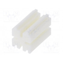 8GE04V80265; Spacer sleeve; LED; ØLED: 3mm; L: 8mm; natural; UL94V-2; W: 5mm; DREMEC