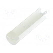8GE04V80285; Spacer sleeve; LED; Øout: 6mm; ØLED: 5mm; L: 22.2mm; natural; UL94V-2; DREMEC