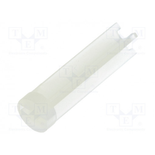 8GE04V80285; Spacer sleeve; LED; Øout: 6mm; ØLED: 5mm; L: 22.2mm; natural; UL94V-2; DREMEC