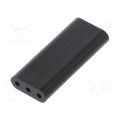 8GE04V80361; Spacer sleeve; LED; ØLED: 3mm; L: 19.1mm; black; UL94V-0; Mat: PVC; DREMEC