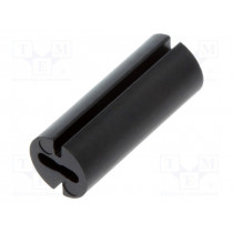 8GE04V80363; Spacer sleeve; LED; Øout: 4.8mm; ØLED: 3mm; L: 12mm; black; UL94V-0; DREMEC