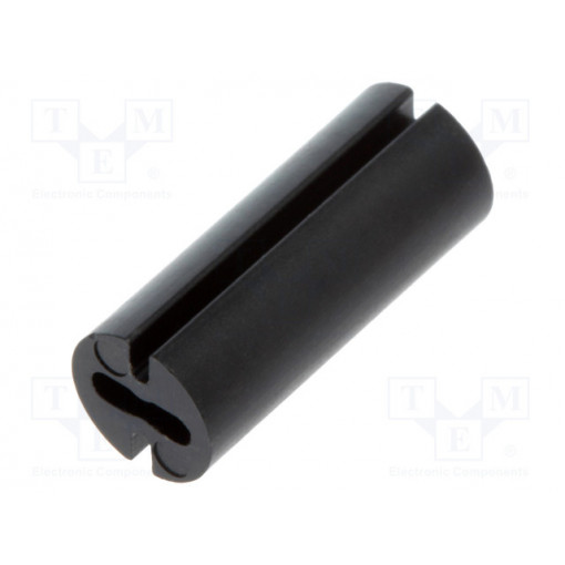 8GE04V80363; Spacer sleeve; LED; Øout: 4.8mm; ØLED: 3mm; L: 12mm; black; UL94V-0; DREMEC