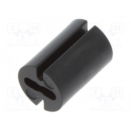 8GE04V80378; Spacer sleeve; LED; Øout: 4.8mm; ØLED: 3mm; L: 7mm; black; UL94V-0; DREMEC