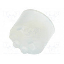 8GE04V80385; Spacer sleeve; LED; Øout: 5.1mm; ØLED: 5mm; L: 4.5mm; natural; DREMEC