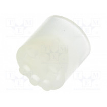 8GE04V80386; Spacer sleeve; LED; Øout: 5.1mm; ØLED: 5mm; L: 5.1mm; natural; DREMEC