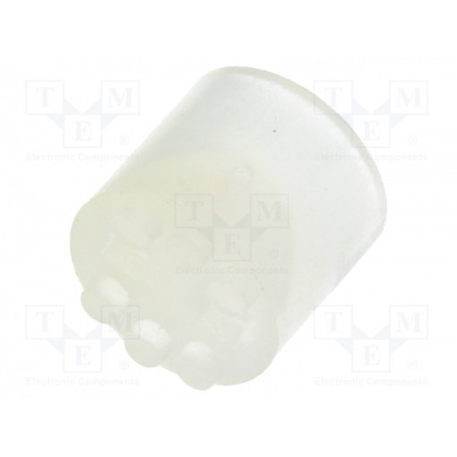 8GE04V80386; Spacer sleeve; LED; Øout: 5.1mm; ØLED: 5mm; L: 5.1mm; natural; DREMEC