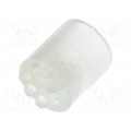 8GE04V80388; Spacer sleeve; LED; Øout: 5.1mm; ØLED: 5mm; L: 6.1mm; natural; DREMEC