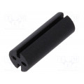 8GE04V80393; Spacer sleeve; LED; Øout: 4.8mm; ØLED: 3mm; L: 12.7mm; black; UL94V-0; DREMEC