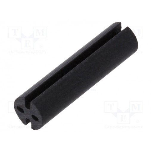 8GE04V80395; Spacer sleeve; LED; Øout: 4.8mm; ØLED: 3mm; L: 19.1mm; black; UL94V-0; DREMEC