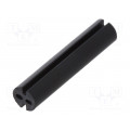 8GE04V80520; Spacer sleeve; LED; Øout: 4mm; ØLED: 3mm; L: 19.1mm; black; UL94V-0; DREMEC