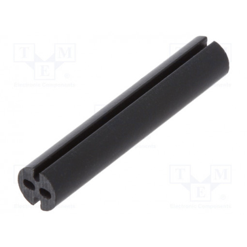 8GE04V80521; Spacer sleeve; LED; Øout: 4mm; ØLED: 3mm; L: 22.2mm; black; UL94V-0; DREMEC