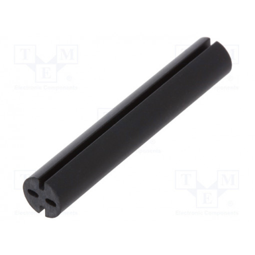 8GE04V80534; Spacer sleeve; LED; Øout: 5.1mm; ØLED: 5mm; L: 30mm; black; UL94V-0; DREMEC