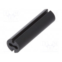 8GE04V80535; Spacer sleeve; LED; Øout: 4.8mm; ØLED: 3mm; L: 18mm; black; UL94V-0; DREMEC