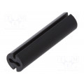 8GE04V80536; Spacer sleeve; LED; Øout: 4.8mm; ØLED: 3mm; L: 19mm; black; UL94V-0; DREMEC